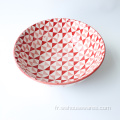Vaisselle en céramique avec vaisselle des plaques de dîner